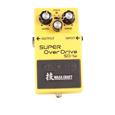 Second Hand Boss SD-1W Waza Craft Super Overdrive Pedal