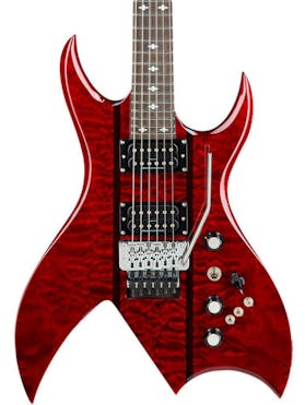 BC Rich Legacy Series Rich "B" ST Electric Guitar with Floyd Rose in Transparent Red