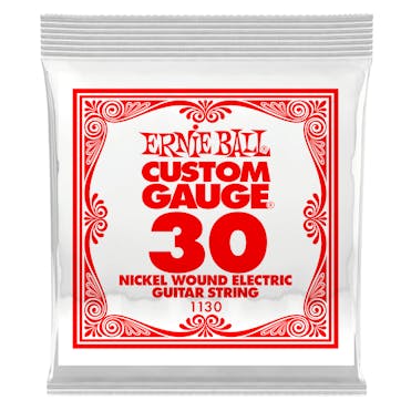 Ernie Ball Single Wound Guitar String 30