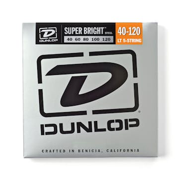 Jim Dunlop Bass Super Bright Stainless 5 String 40-120 Set