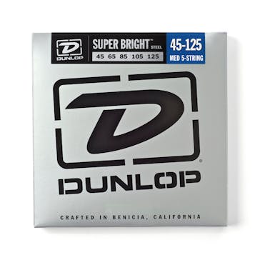 Jim Dunlop Bass Super Bright Steel 5 String 45-125 Set