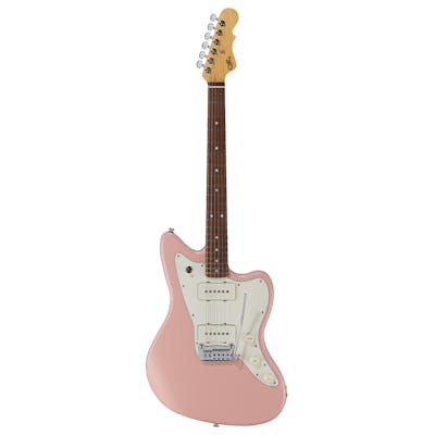G&L USA Fullerton Deluxe Doheny Electric Guitar in Shell Pink