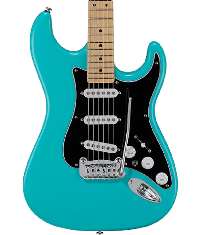 G&L USA Fullerton Deluxe S-500 Electric Guitar in Turquoise