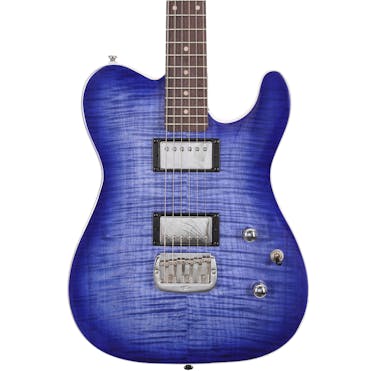 G&L Tribute ASAT Deluxe 'Carved Top' Electric Guitar in Blueburst