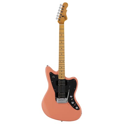 G&L USA CLF Research Doheny V12 Electric Guitar in Sunset Coral