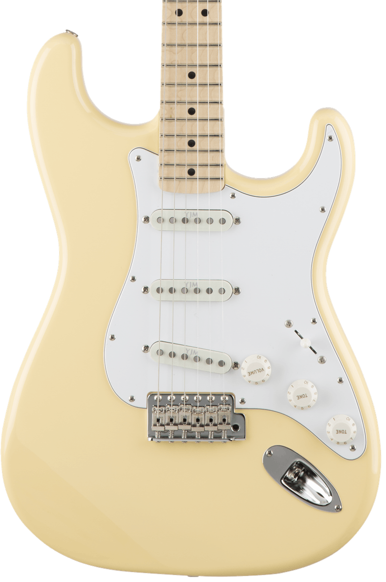 Fender Made in Japan Yngwie Malmsteen Signature Stratocaster Electric  Guitar in Vintage White