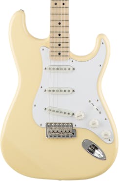 Fender Made in Japan Yngwie Malmsteen Signature Stratocaster Electric Guitar in Vintage White