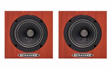Auratone 5c 30W RMS Active Sound Cube - Classic Wood - PAIR