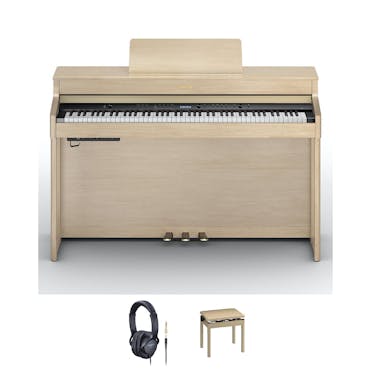 Roland HP702 Digital Piano in Cream Bundle