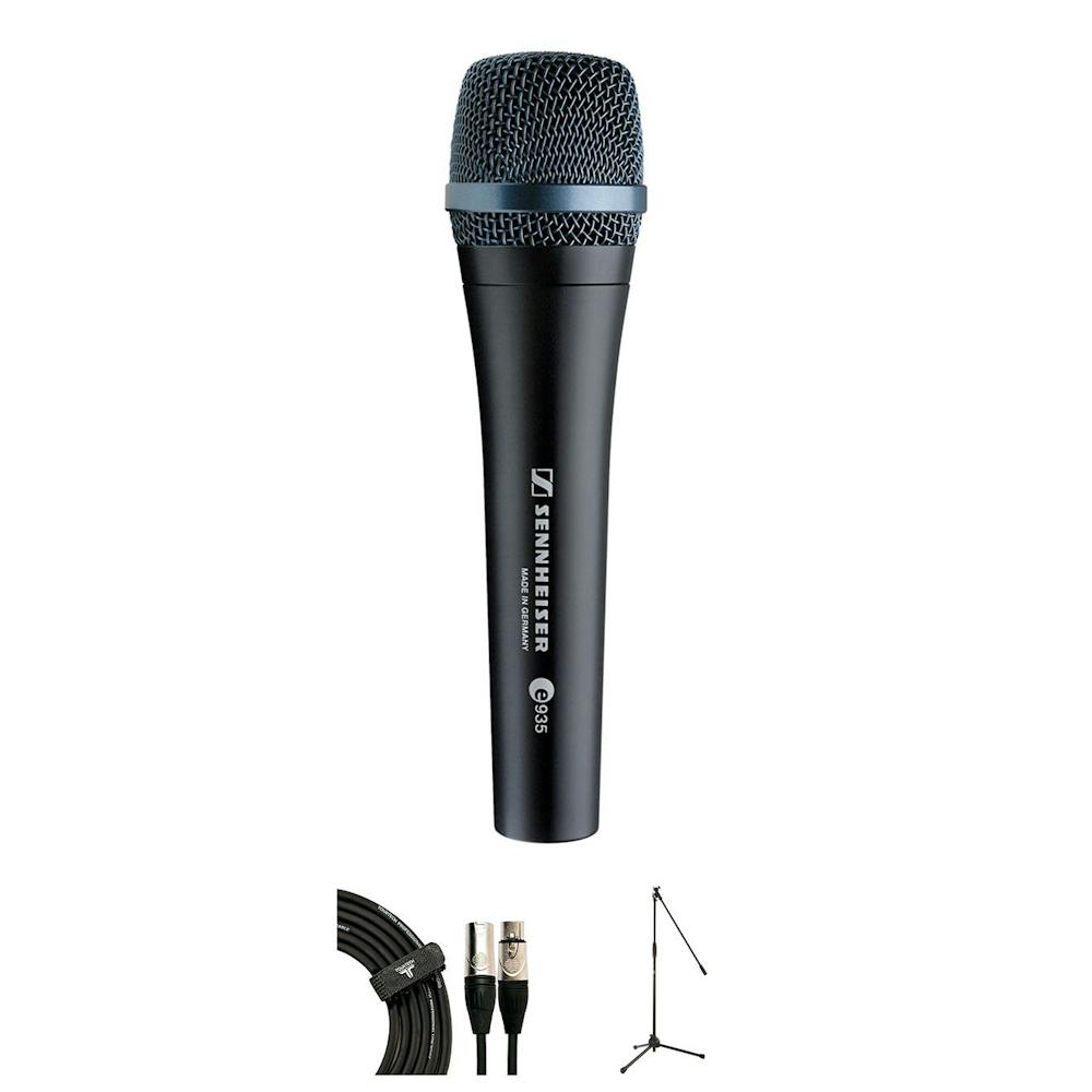 Sennheiser E935 Microphone Bundle with TourTech Mic Stand & XLR Cable