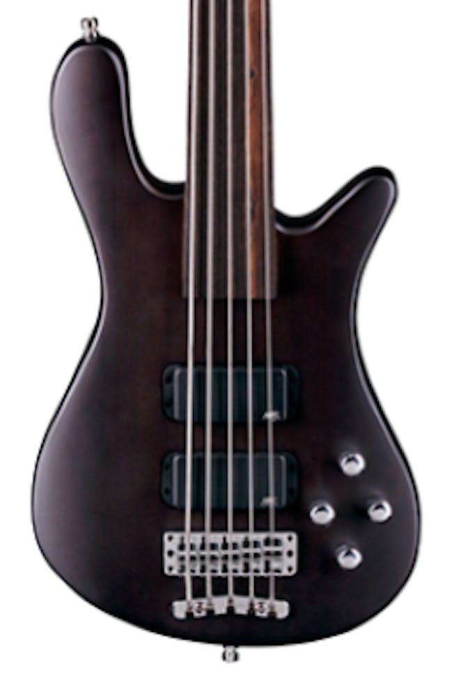 Warwick Streamer CV 5 Fretless Bass in Nirvana Black