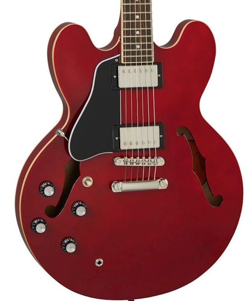 Epiphone ES-335 Left-Handed in Cherry - Andertons Music Co.