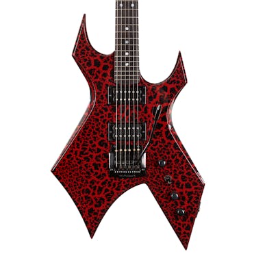 BC Rich USA Custom Shop Limited Edition Stranger Things "Eddie's" NJ Warlock Electric Guitar Replica in Relic Crackle