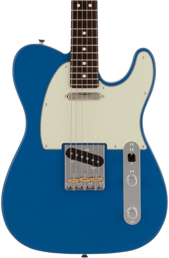 Fender Made in Japan Hybrid II Telecaster Electric Guitar in Forest Blue