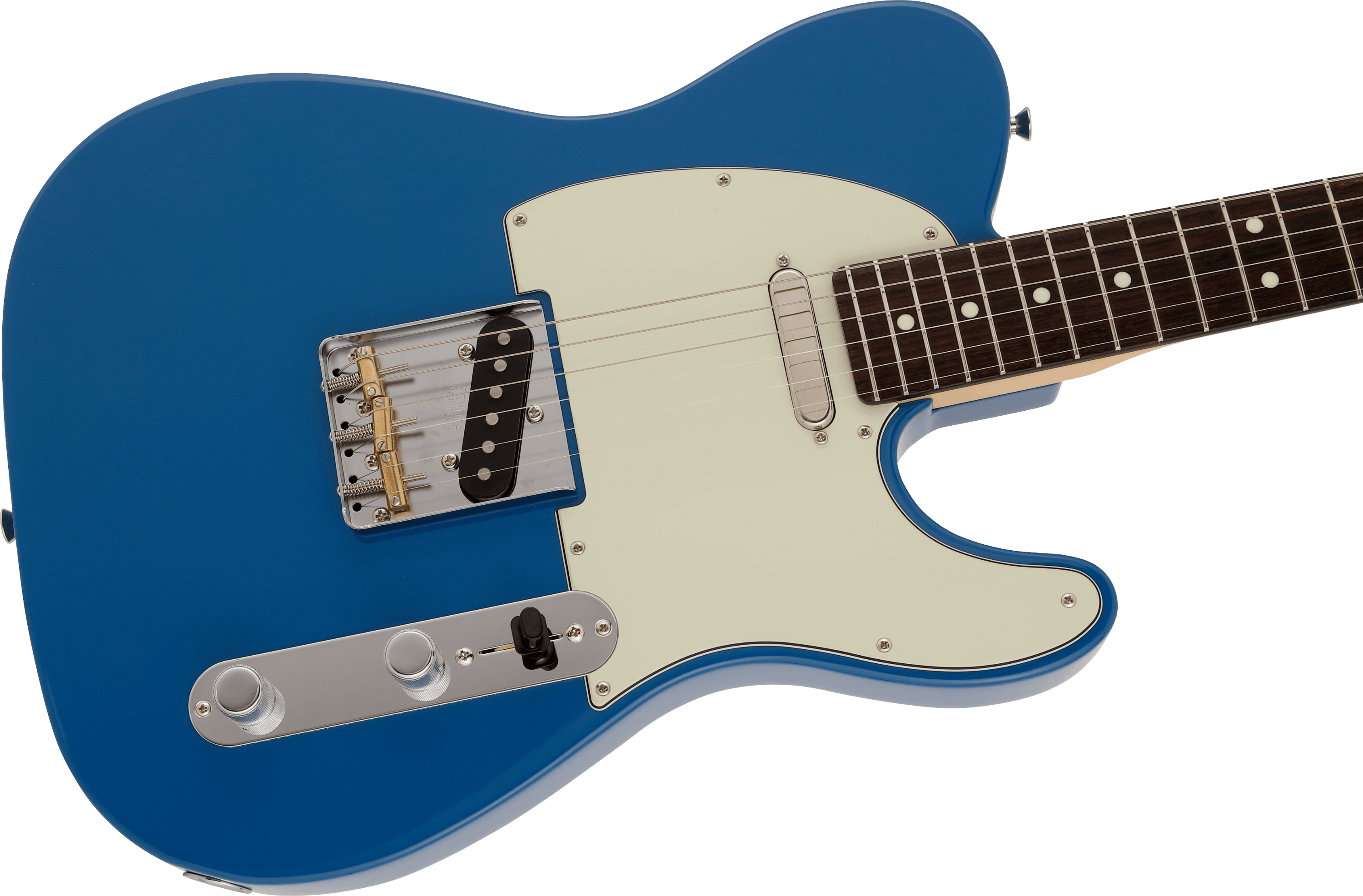 Fender Japan Hybrid II Telecaster Electric Guitar in Forest Blue 