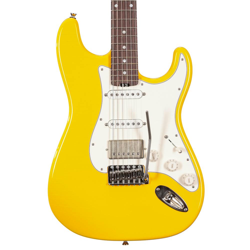 Iconic Guitars Solana VM Vintage Modern HSS in Aged Ferrari Yellow