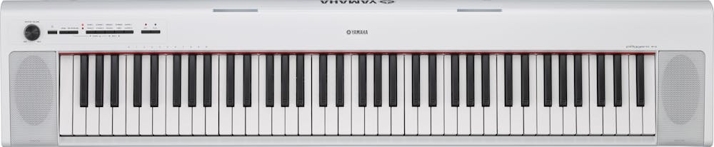 Yamaha NP32 Piaggero 76 Note Portable Keyboard in WHITE