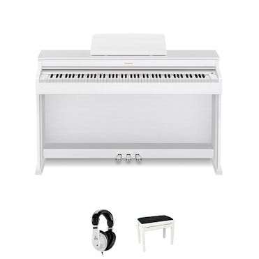 Casio AP-470 Digital Piano in White Bundle