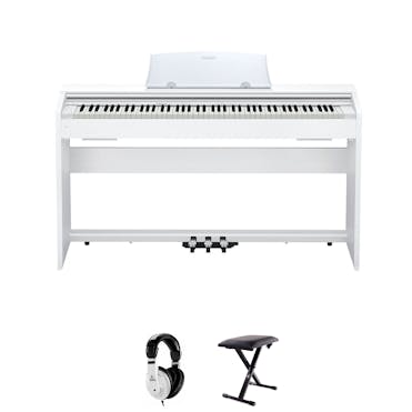 Casio Privia PX770 Digital Piano in White Bundle