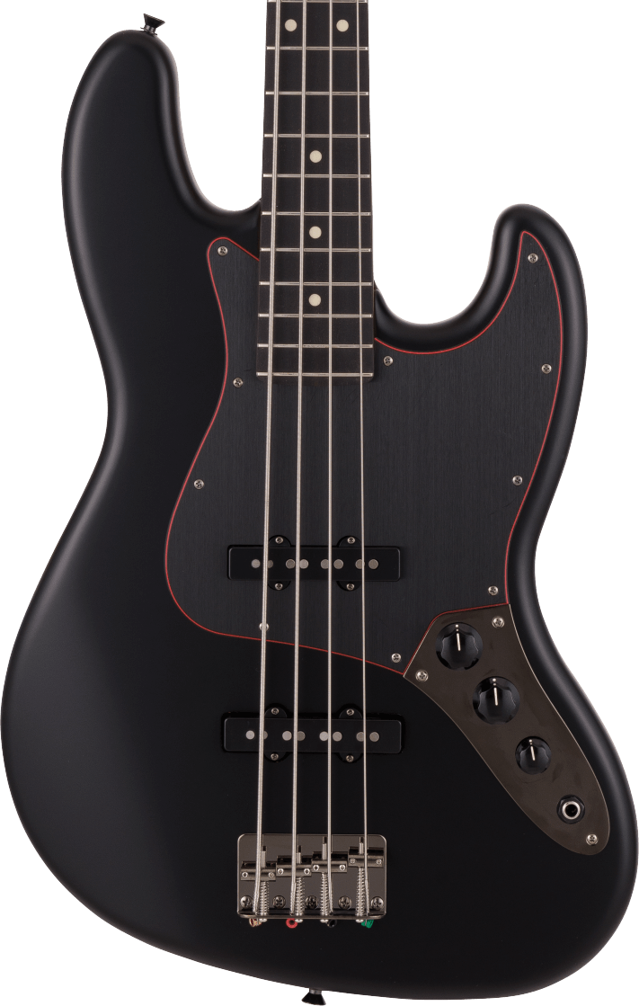 Fender LTD Made in Japan Hybrid II J Bass RW Noir in Black