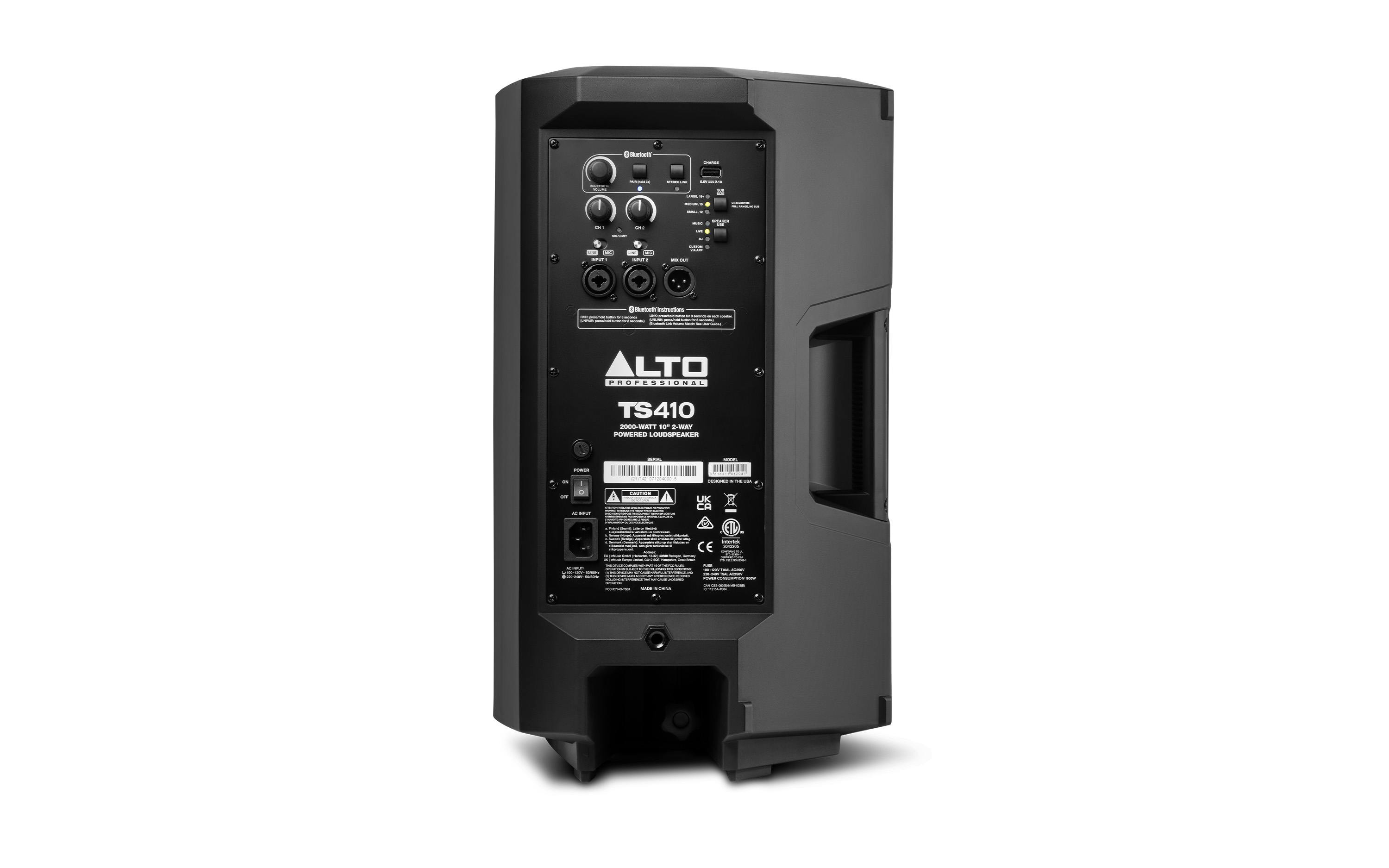 alto ts312 specs