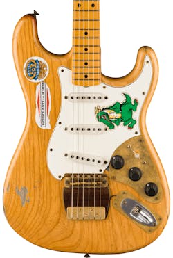 Fender Custom Shop Masterbuilt Jerry Garcia Alligator Stratocaster Electric Guitar in Aged Natural