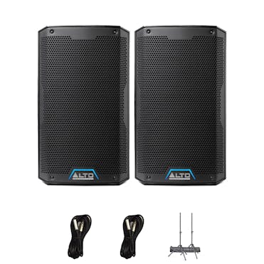 Alto TS408 Active 8" PA Speaker Bundle
