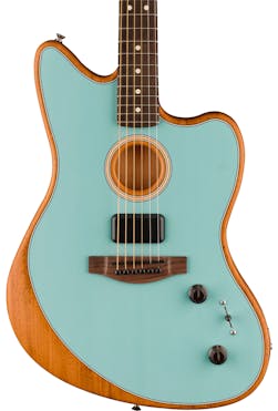Fender Acoustasonic Player Jazzmaster Acoustic/Electric Guitar in Ice Blue