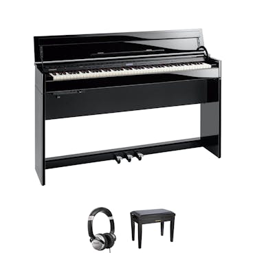 Roland DP603 Digital Piano in Black Bundle 1