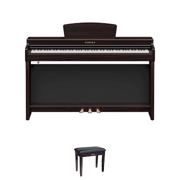 Yamaha CLP-725 Digital Piano in Black Bundle 3