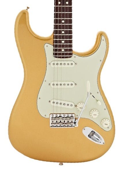 Fender Made in Japan Hybrid II FSR Stratocaster in Mystic Aztec Gold