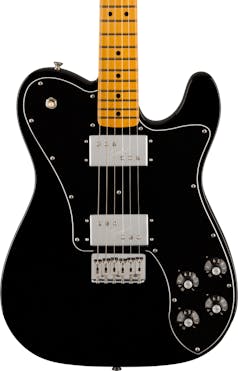 Fender American Vintage II 1975 Telecaster Deluxe Electric Guitar in Black