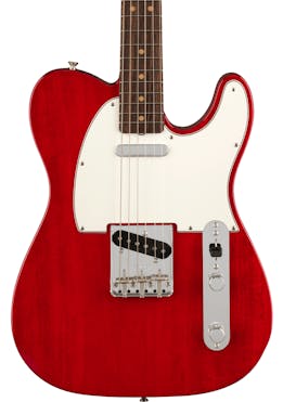 Fender American Vintage II 1963 Telecaster Electric Guitar in Crimson Red Transparent