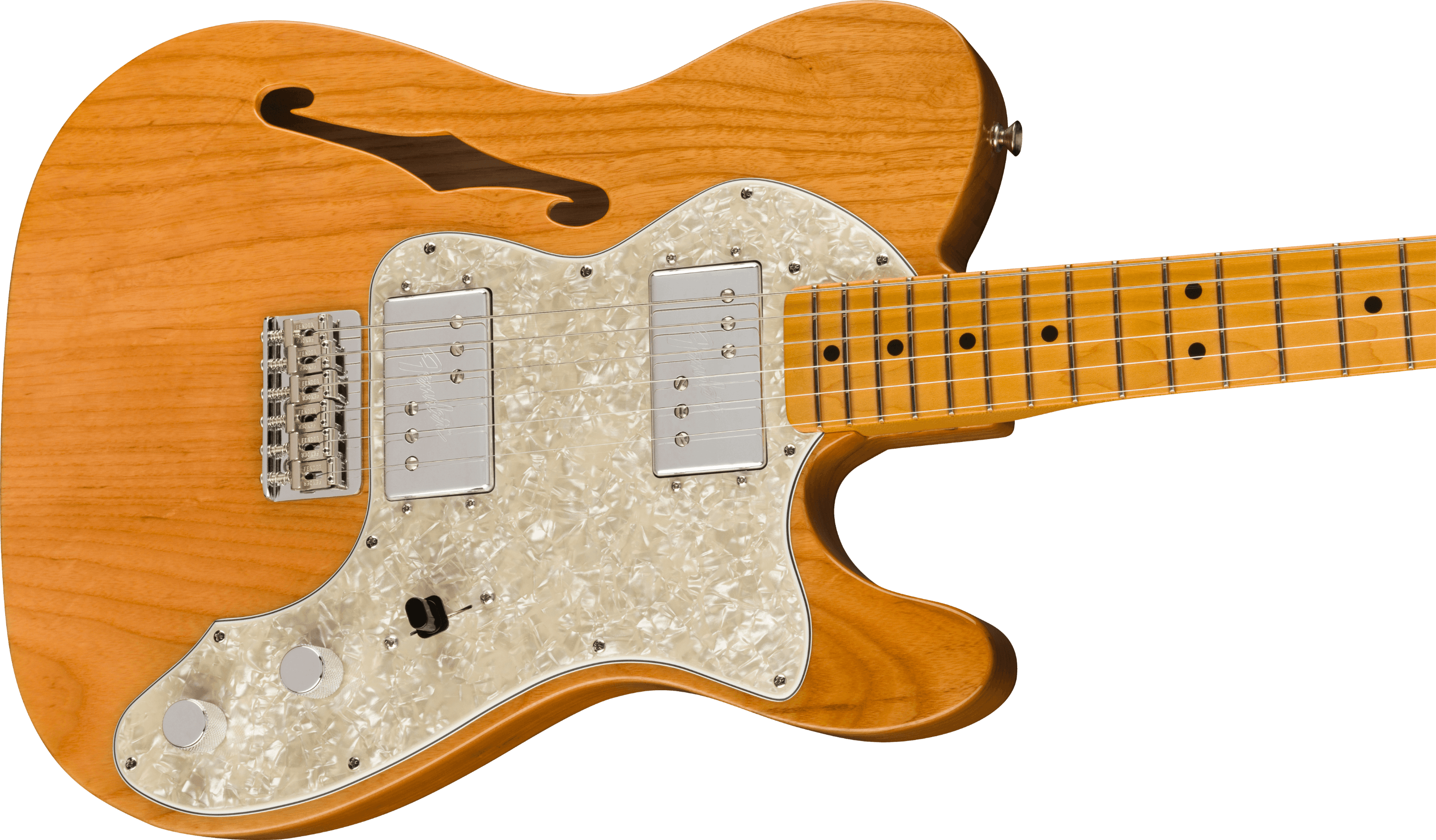 Fender American Vintage II 1972 Telecaster Thinline Electric Guitar in Aged  Natural - Andertons Music Co.