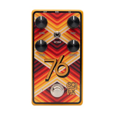 SolidGoldFX 76 MkII Multi-Voiced Silicon Octave-Up Fuzz Pedal