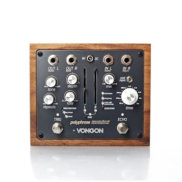 Vongon Polyphrase Stereo Echo with Infinite Feedback Loop Pedal