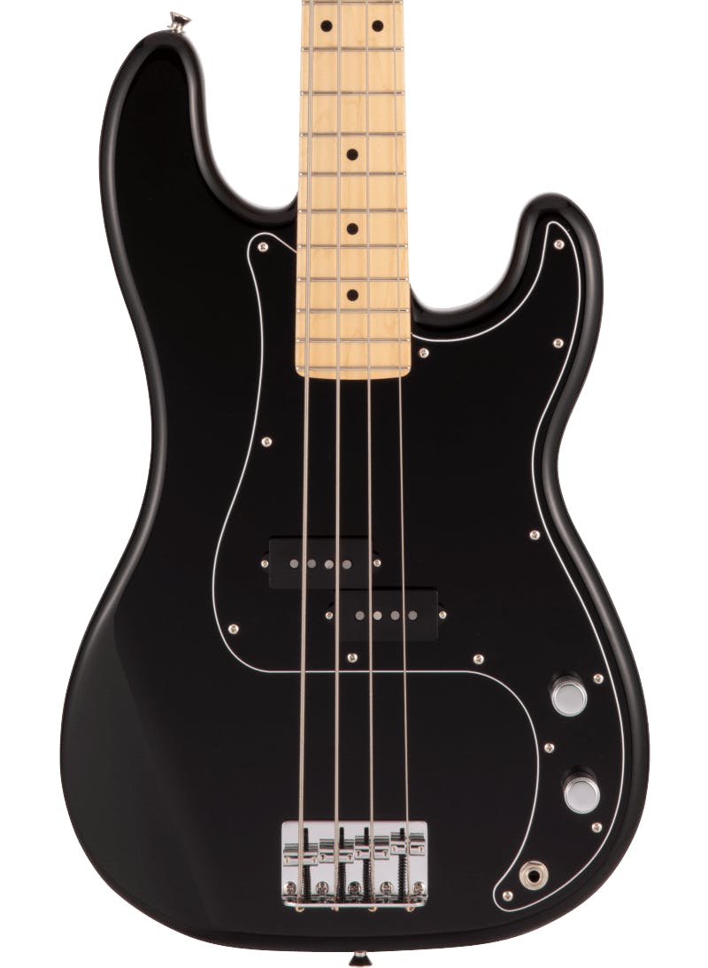 Fender Made in Japan Hybrid II Precision Bass in Black - Andertons