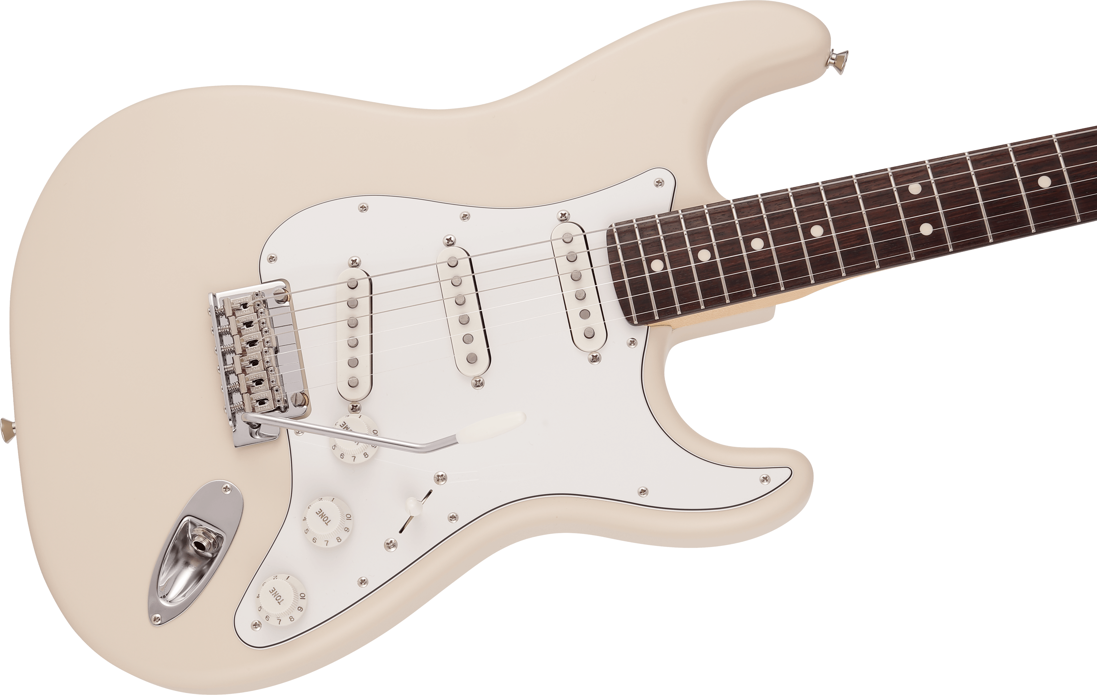 Fender MIJ Hybrid II Stratocaster in Satin Sand Beige - Andertons