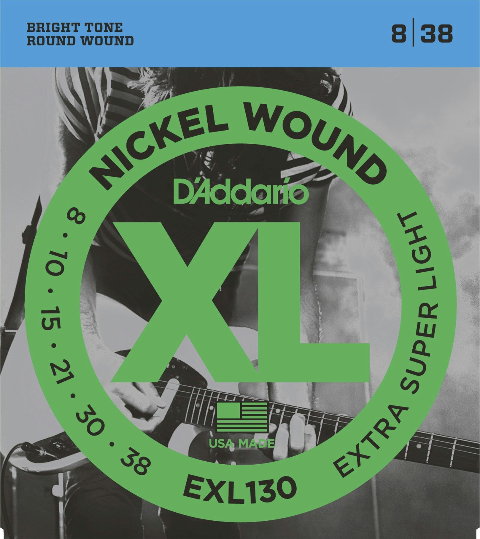 D Addario XL Set 8 38 Gauge Strings Andertons Music Co