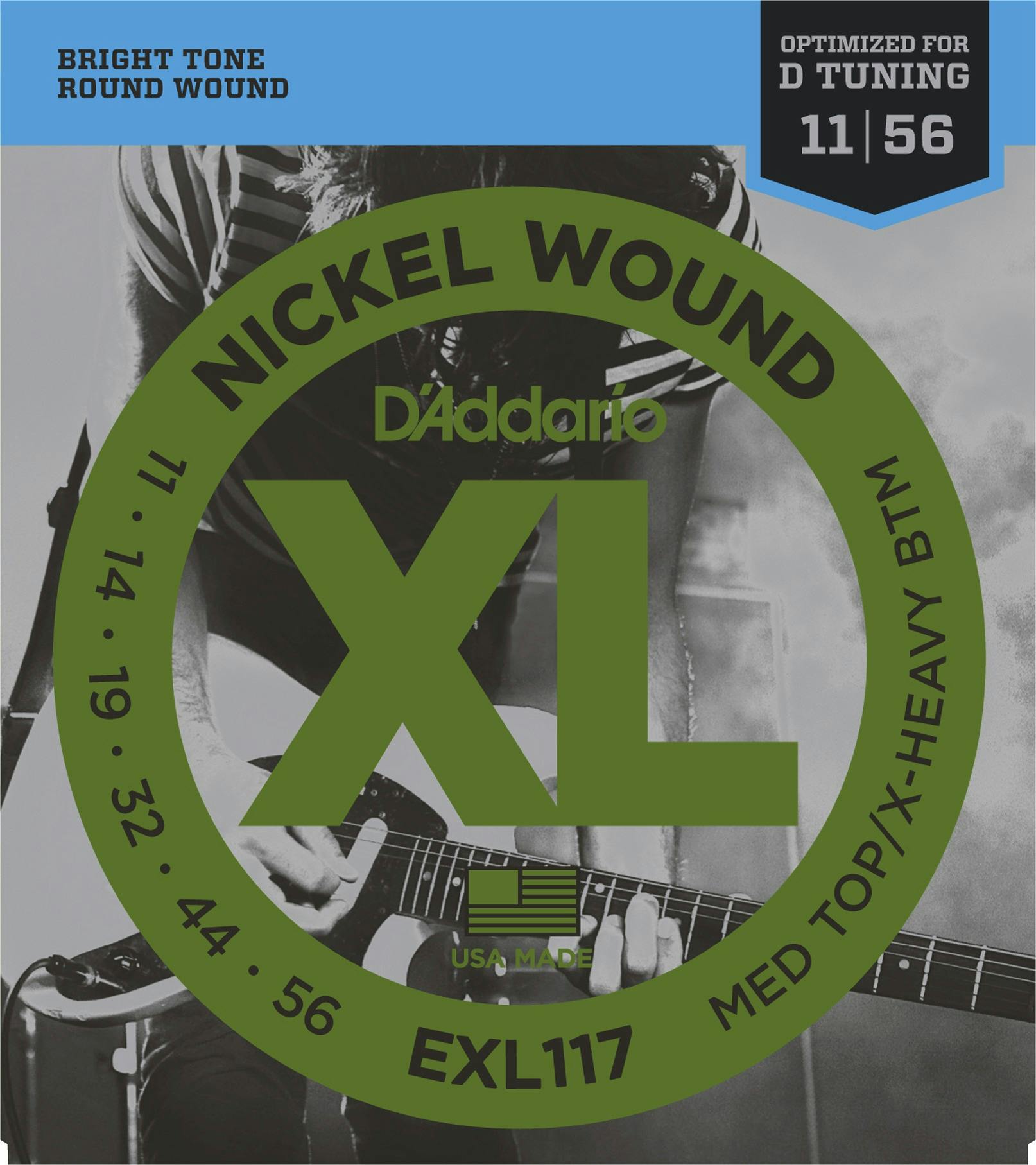 D addario XL 11 56 Medium Top Extra Heavy Bottom Andertons Music Co