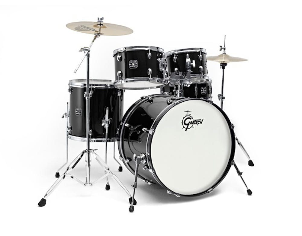 Gretsch E605 Energy Full Drum Kit in Black