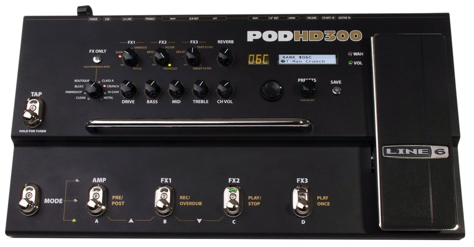 Line 6 POD HD300 Multi Effects Pedal - Andertons Music Co.