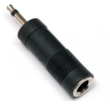 3.5mm Mono Jack to 6.35mm Mono Socket Adaptor