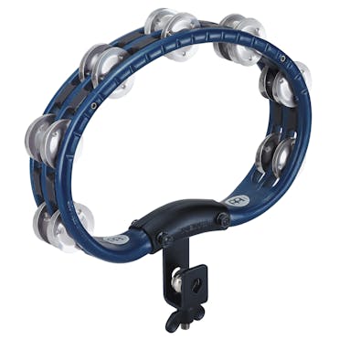 Meinl Mountable Tambourine in Blue with Aluminum Jingles