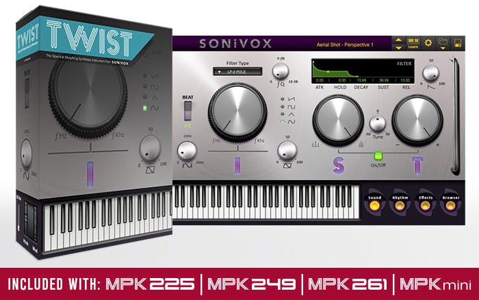 Akai Professional MPK261 61 Key USB/ MIDI Controller with MPC pads