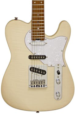 Aria 615 MK2 Nashville Electric Guitar in Marble White