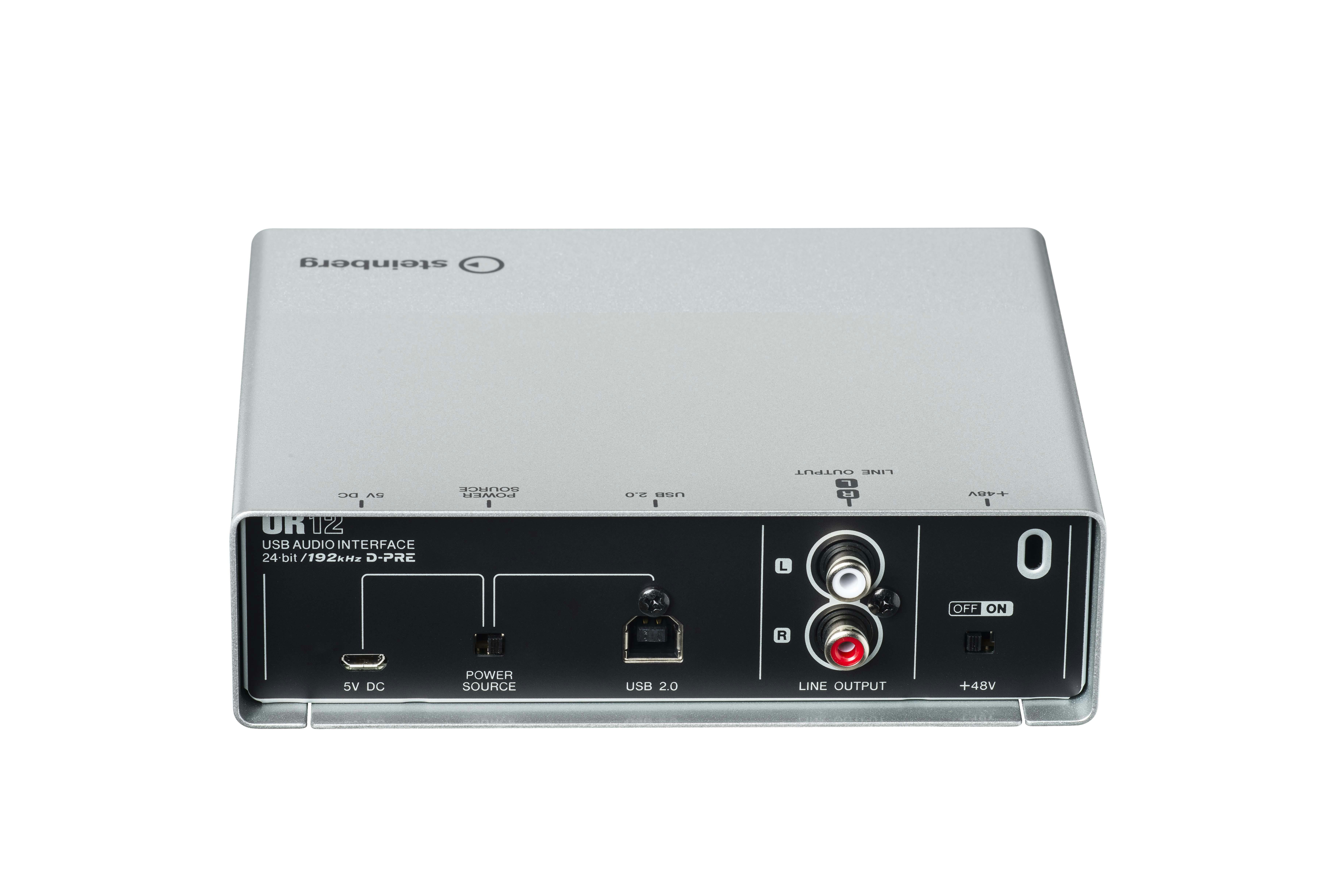 Steinberg UR12 USB Audio Interface with Cubase AI - Andertons 