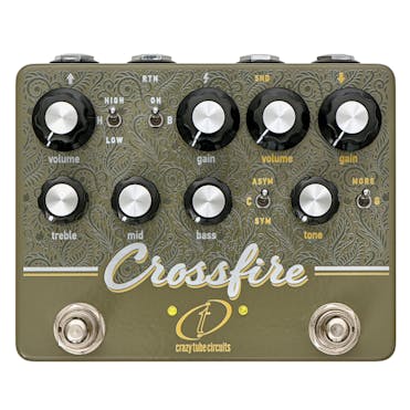 Crazy Tube Circuits Crossfire Dual Channel Overdrive & Preamp Pedal