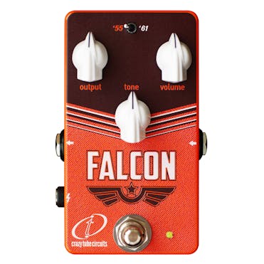 Crazy Tube Circuits Falcon Classic Tweed Brownface Overdrive Pedal
