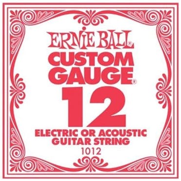 Ernie Ball Single Plain String 12